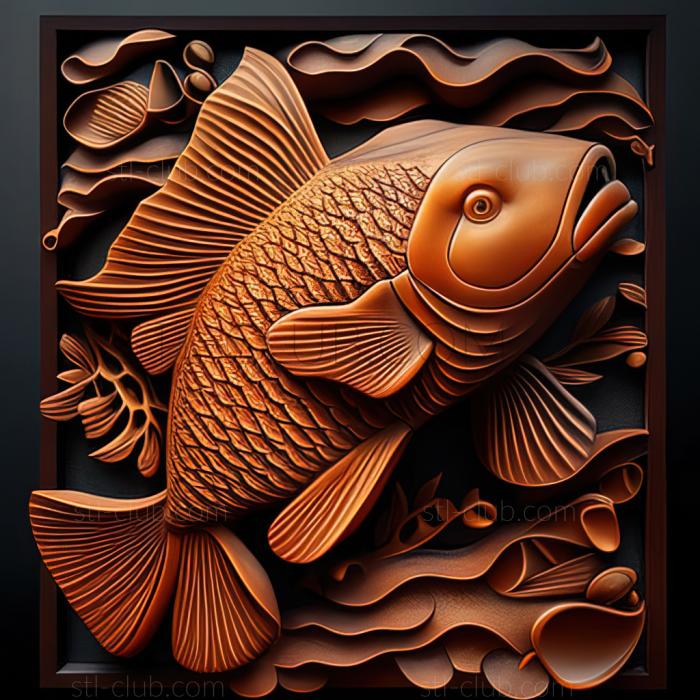 3D model st Panda fish fish (STL)